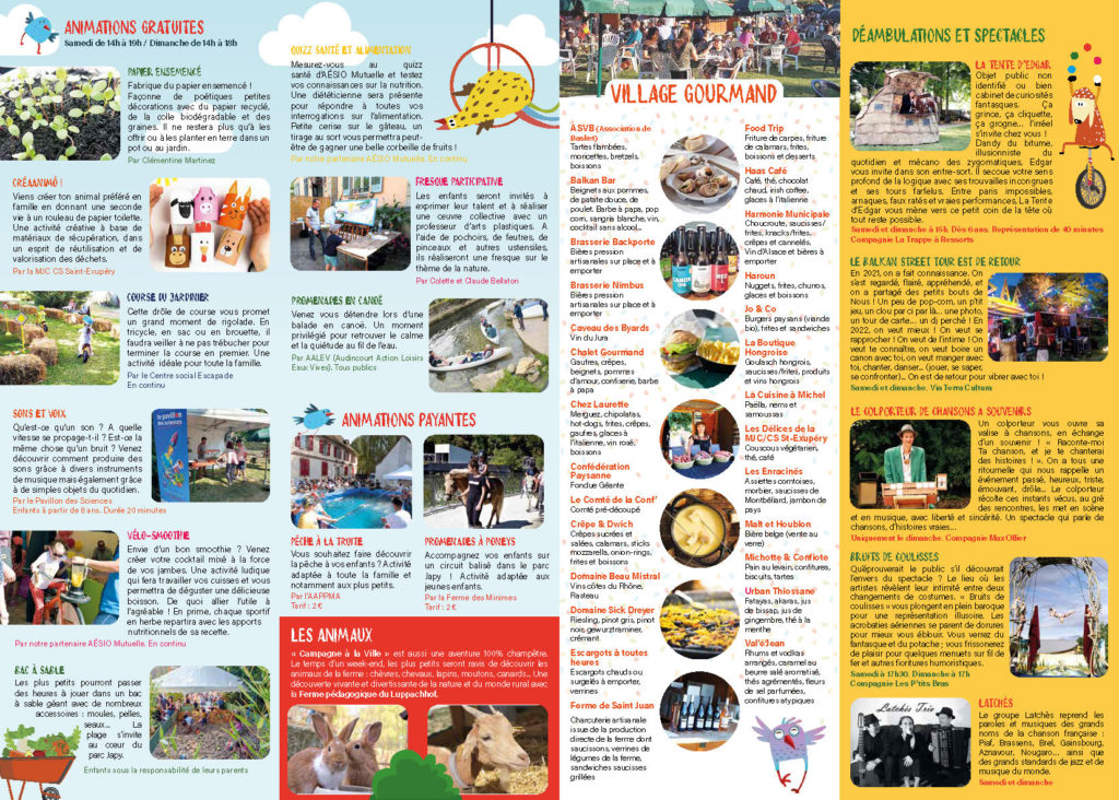 Programme Campagne à la ville 2022